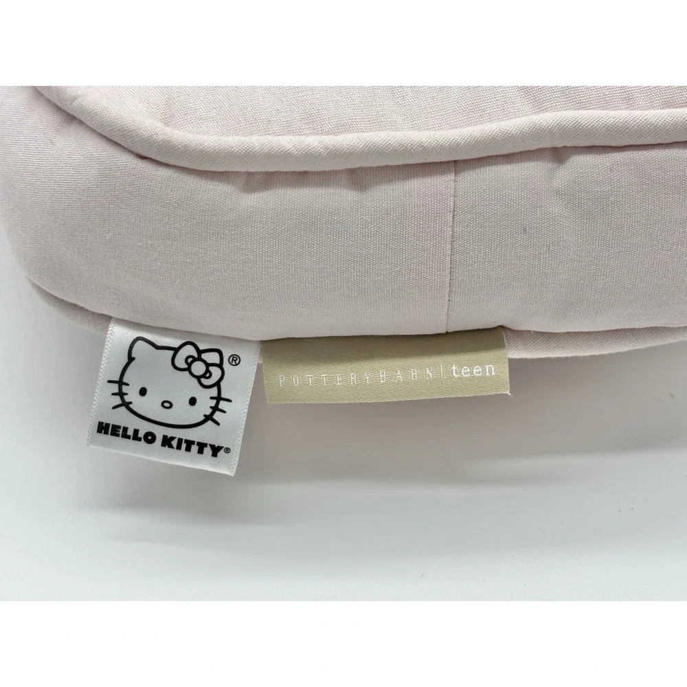 Pottery Barn Teen Hello Kitty Heart Decorative Pillow Pink Sanrio 2024